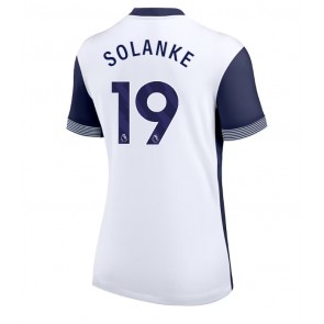 Tottenham Hotspur Dominic Solanke #19 Dámské Domácí Dres 2024-25 Krátký Rukáv